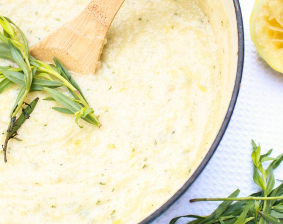 Lemon Taragon Cauliflower Soup Recipe | Catching Seeds