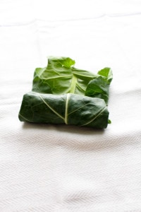 A simple secret makes these collards roll without cracking.