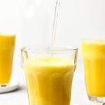 Sparkling immunity juice with ginger and turmeric. No juicer required!