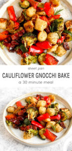 Sheet pan cauliflower gnocchi bake a 30 minute meal