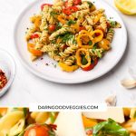 Vegan Pasta Primavera ready in 20 minutes!