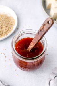 Healthy Sweet and Sour Sauce with honey.